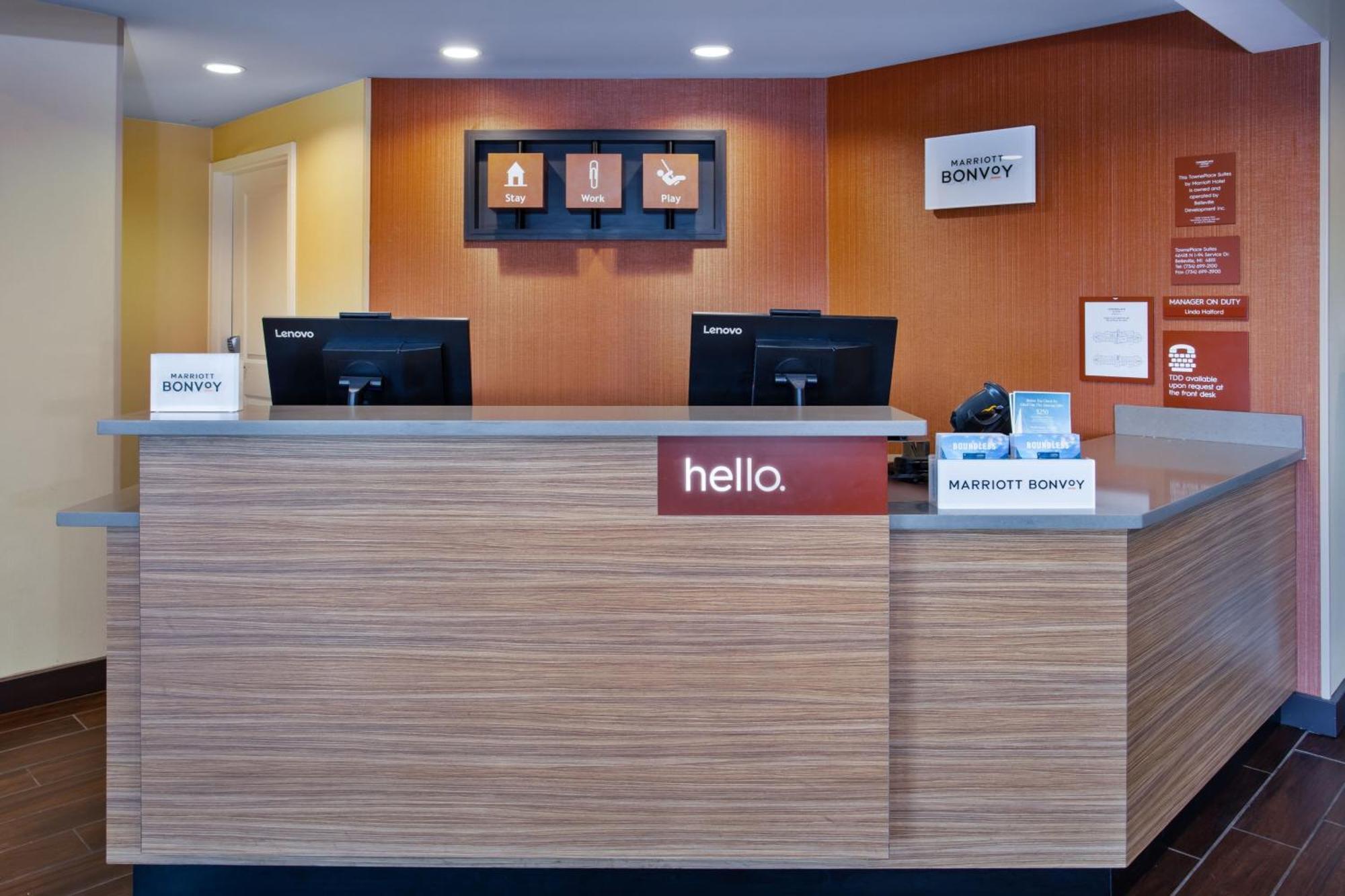 Towneplace Suites By Marriott Detroit Belleville Eksteriør billede