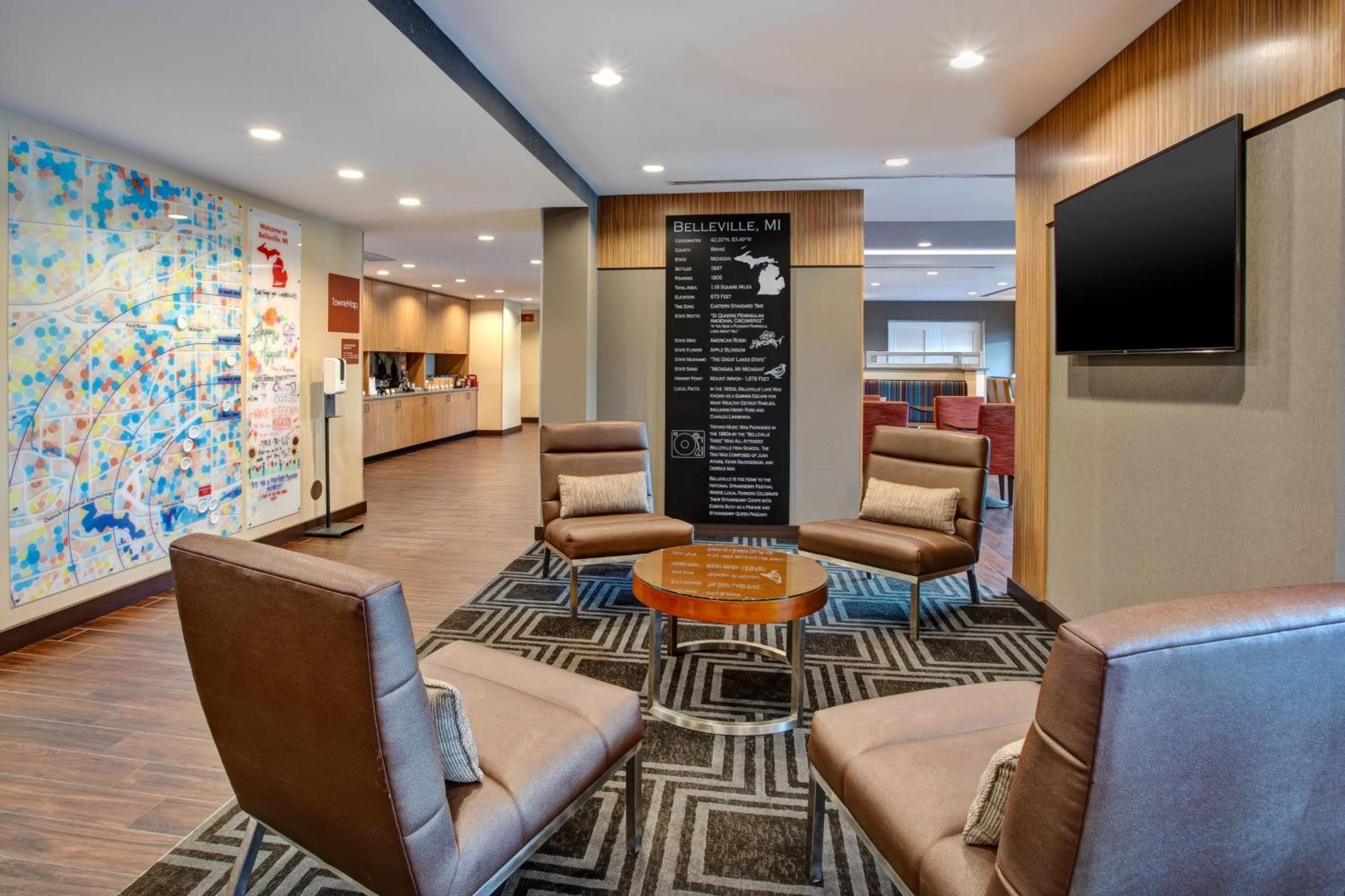 Towneplace Suites By Marriott Detroit Belleville Eksteriør billede